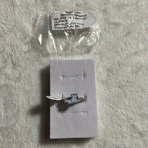 RBP Bomb Party Modern Elegance LC Light Aquamarine Ring